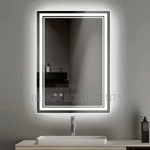 Smart LED Bathroom Mirror with Defogger