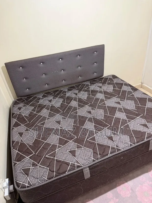 5x6 Bed Frame with Mattress - 1