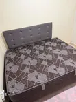 5x6 Bed Frame with Mattress - 1