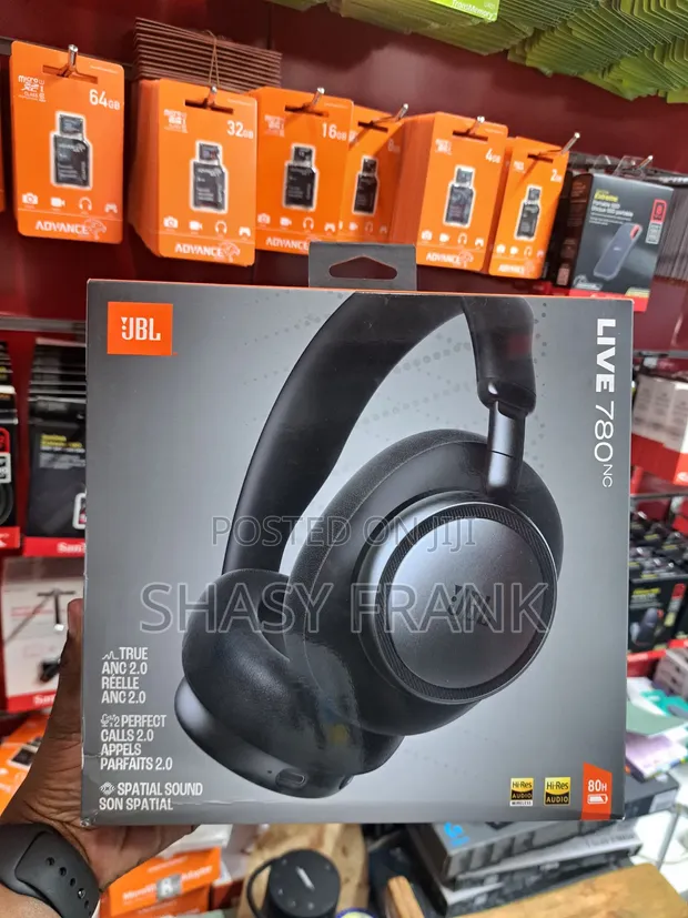 JBL Live 780NC Wireless Over-Ear Headphones - 1