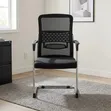 Mid-Back Mesh Visitors Chair - Black - 1