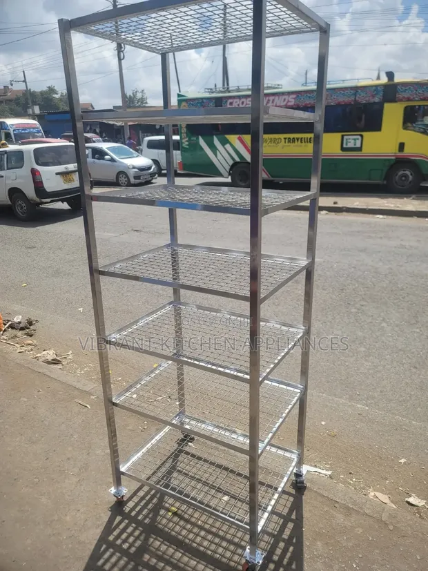 7-Tier Stainless Steel Cooling Rack - 1