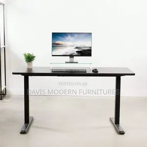 Electric Height-Adjustable Standing Desk - Black