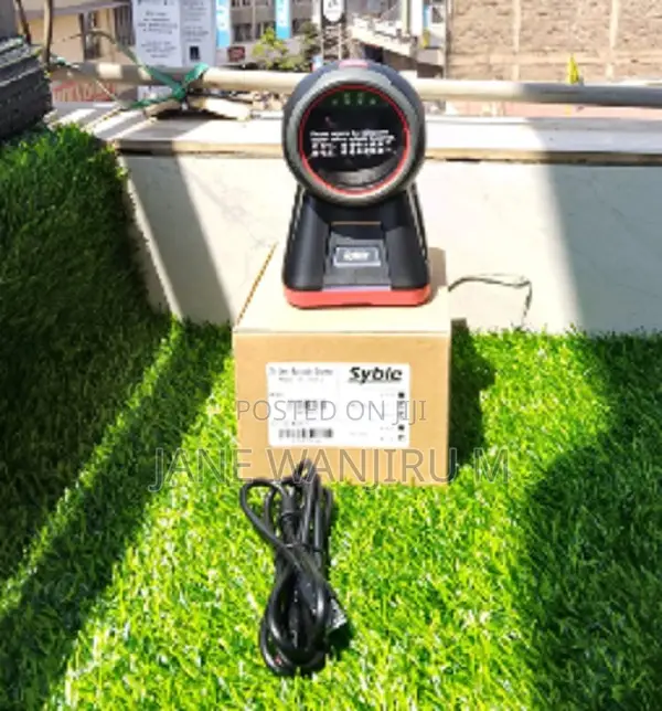 Syble XB-8602 Hands-Free 2D Barcode Scanner - 1