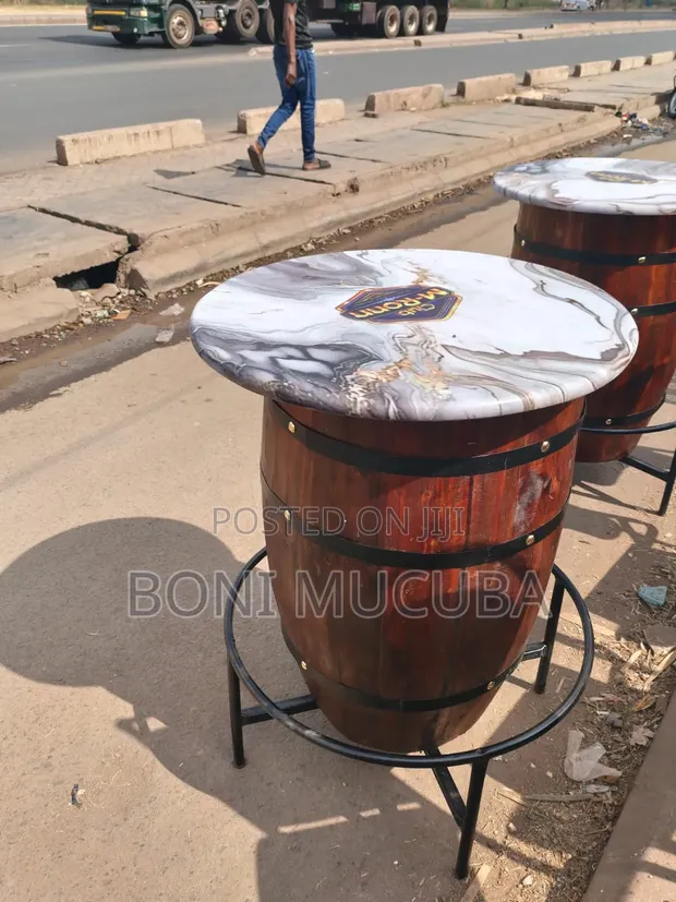 Bar and Garden Barrel Tables - 1