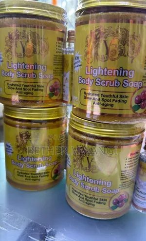 Lightening Body Scrub Soap with Booster Oil