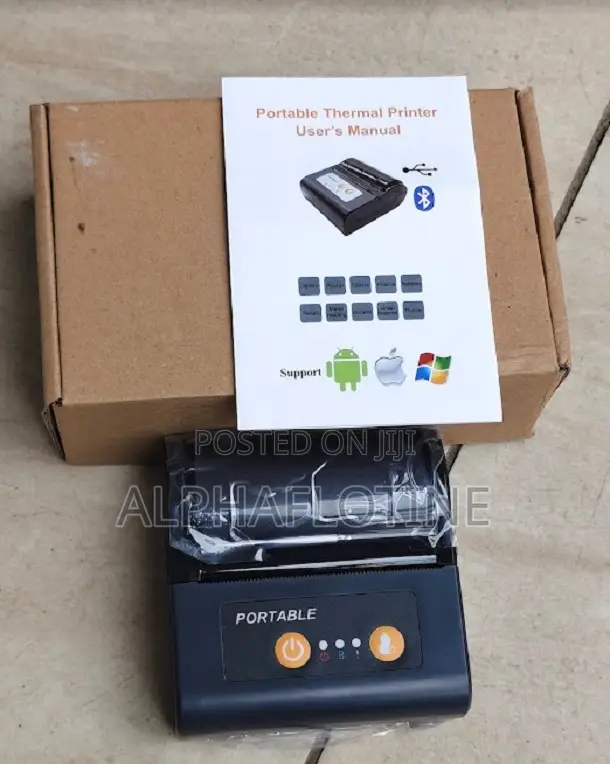 Portable Bluetooth Thermal Printer 80mm (P80C) - 1