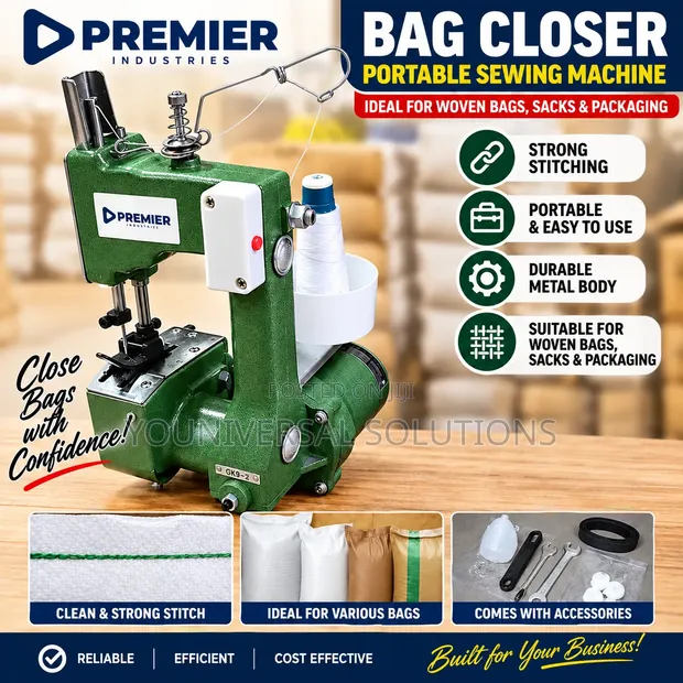 Premier Portable Bag Closer Sewing Machine - 1