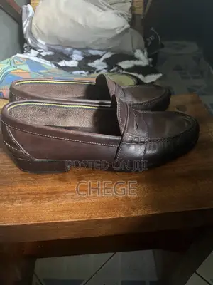Polo Ralph Lauren Calf Grain Leather Moccasins