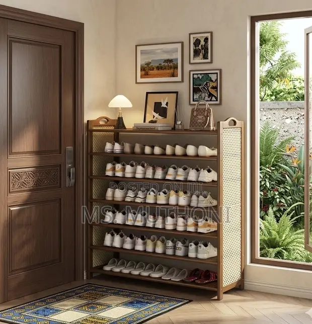 6-Tier Entryway Storage Tower/Rack - 1