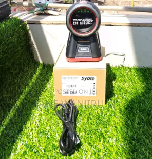 XB-8602H Hands-Free Industrial 2D Barcode Scanner - 1