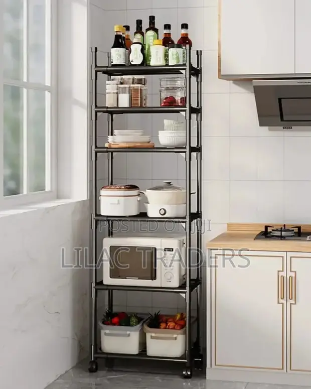JMC 6-Layer Kitchen Rack Trolley - 1