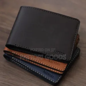 Genuine Leather Minimalist Wallet - Black