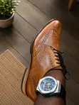 Clarks Men's Brown Leather Brogues - Size 10.5 - 2