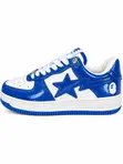 BAPESTAR Blue and White Sneakers - 3
