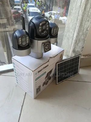 Kamera ya Usalama ya Akili ya Solar yenye Lensi Tatu za AI
