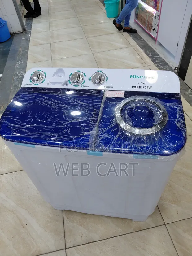 Hisense 7.5KG Twin Tub Washing Machine - 1