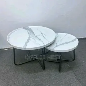 Modern Round Nesting Coffee Table Set