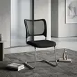 Black Mesh Waiting Office Chair - 4