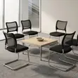 Black Mesh Waiting Office Chair - 5