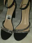 Brand New Black Heeled Sandals - Size 40 - 2