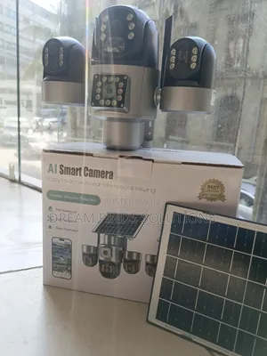 Kamera ya Solar PTZ 100% yenye Triple Lens & AI Detection