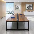 Office 2400MM Negotiation Boardroom Table - 4