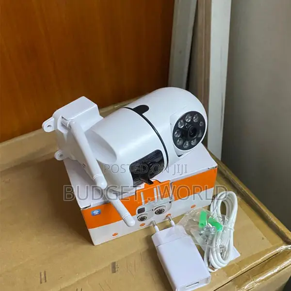 4MP Dual Lens Pan Tilt Motion Detection Wireless CCTV Security Camera - 1