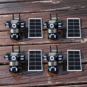 20MP 4K Ultra HD 4G PTZ Triple Lens Solar Camera