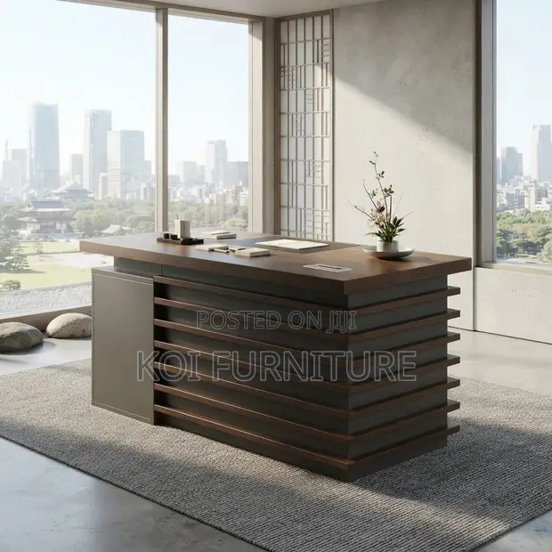 Executive Office Desk - 1.4m Brownish Golden - 1
