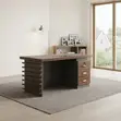 Executive Office Desk - 1.4m Brownish Golden - 2