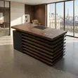 Executive Office Desk - 1.4m Brownish Golden - 3
