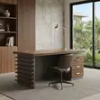 Executive Office Desk - 1.4m Brownish Golden - 4