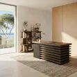 Executive Office Desk - 1.4m Brownish Golden - 5
