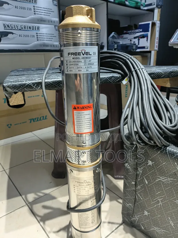 Freevel 0.5HP Submersible Borehole Pump (Model 4SDM307) - 1