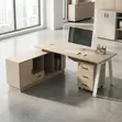 Imported C&C Executive Desk with Extension - 1