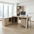 Imported C&C Executive Desk with Extension - 2