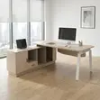 Imported C&C Executive Desk with Extension - 3