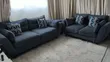 Used 8-Seater Fabric Sofa - Gray - 3