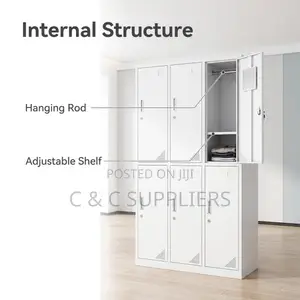 Home Office and Gym Locker Cabinet