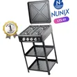 Nunix 4 Burner Gas Cooker with Storage - 1