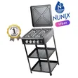 Nunix 4 Burner Gas Cooker with Storage - 2