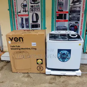 Von 13Kg Twin Tub Washing Machine - Brand New