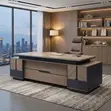 Imported L-Shaped Manager's Desk - 2400mm - 3
