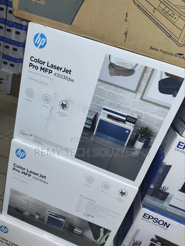 HP Color LaserJet MFP 4303fdw Printer - 1