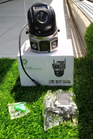 Dual Lens WiFi PTZ Dome CCTV Camera