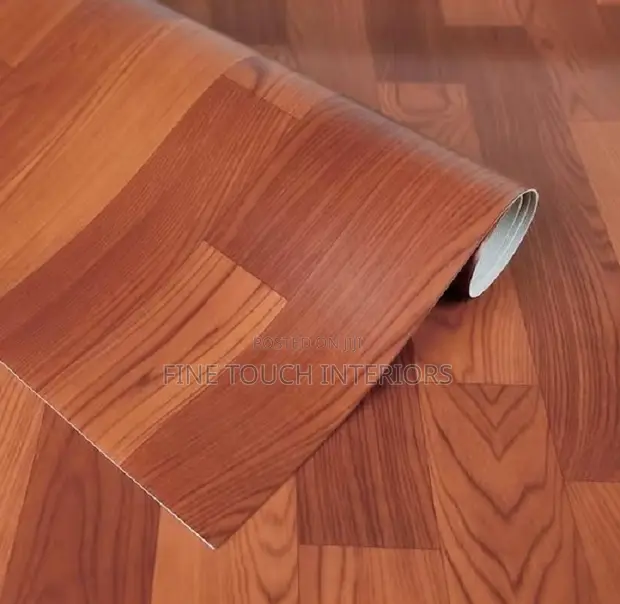 Elegant Vinyl Mkeka Wa Mbao - Natural Wood Design - 1
