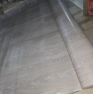 Grey Vinyl Mkeka Wa Mbao