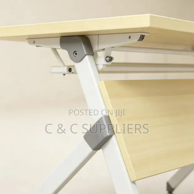 Foldable Brown Study Table - 1200mm - 1