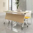 Foldable Brown Study Table - 1200mm - 3